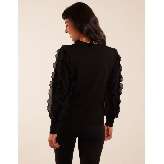 Frill Sleeve Jumper Frill Sleeve Jumper