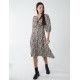 Knot Front Keyhole Dress Knot Front Keyhole Dress