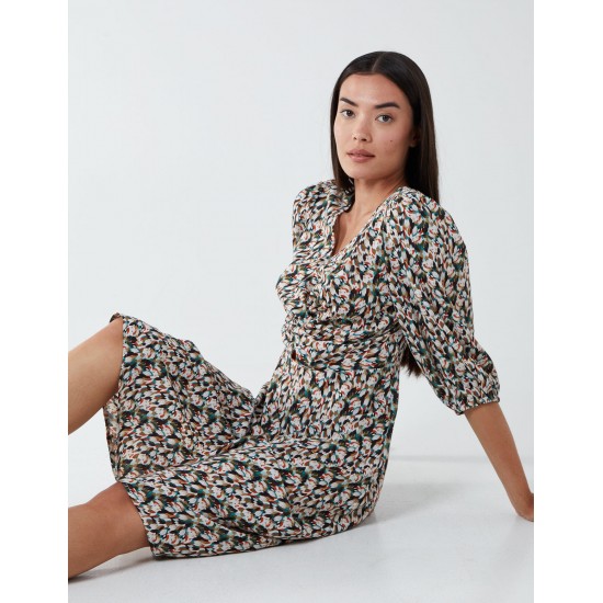 Knot Front Keyhole Dress Knot Front Keyhole Dress