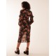 Midi Dress With Sleeve Details Midi Dress With Sleeve Details