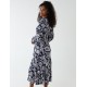 Floral Button Front Midi Dress Floral Button Front Midi Dress