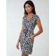 Wrap Top Tulip Hem Dress Wrap Top Tulip Hem Dress