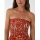 Bandeau Shirred Maxi Dress Bandeau Shirred Maxi Dress