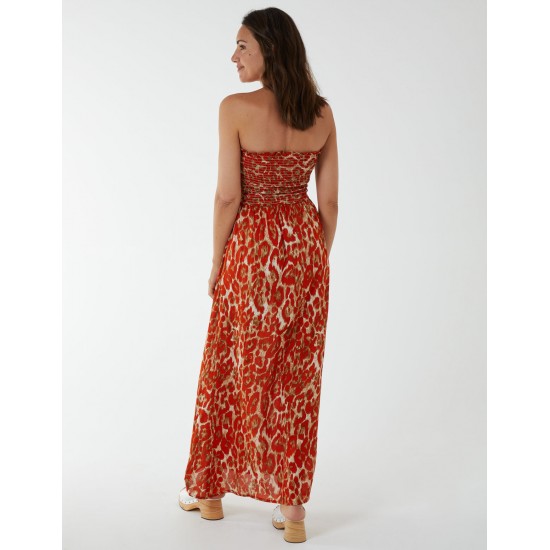 Bandeau Shirred Maxi Dress Bandeau Shirred Maxi Dress
