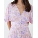 Button Through Angel Sleeve Maxi Dress Button Through Angel Sleeve Maxi Dress