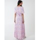 Button Through Angel Sleeve Maxi Dress Button Through Angel Sleeve Maxi Dress