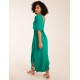 Rope Detail V Neck Maxi Dress