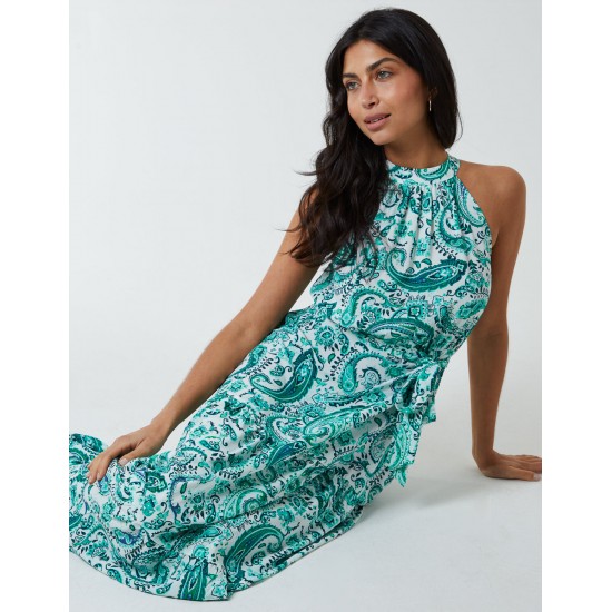 Halter Neck Midi Dress Halter Neck Midi Dress