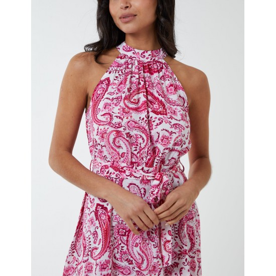 Halter Neck Midi Dress Halter Neck Midi Dress